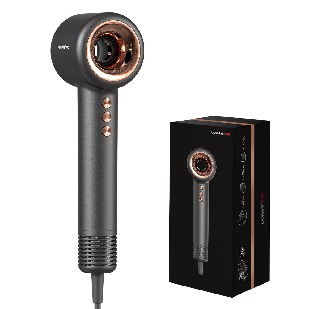 Factory Direct Sales Hair Care Home Salon Powerful Leafless Negative Ionic Hair Blow Dryer Portable