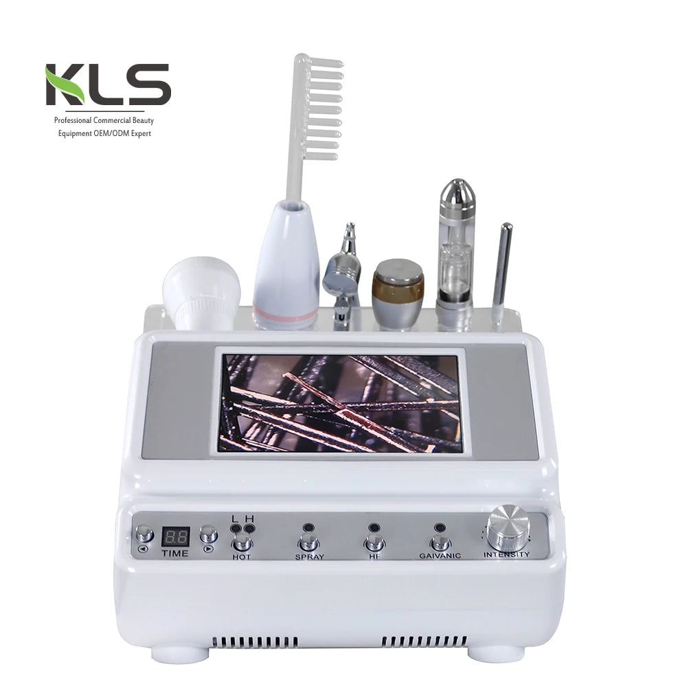 Portable Professional 5 in 1 Hair Scalp Analyzer Growth Machine Hair Care Treatment Regrowth Machine