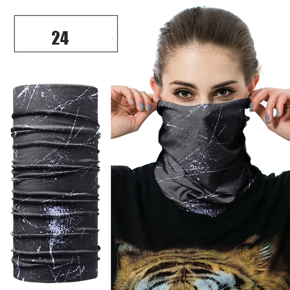 Windproof Head Scarves Neck Warmer Cycling Camping Hiking Men Women Fashion Magic Scarves Turban Outdoor Headband Bandanas