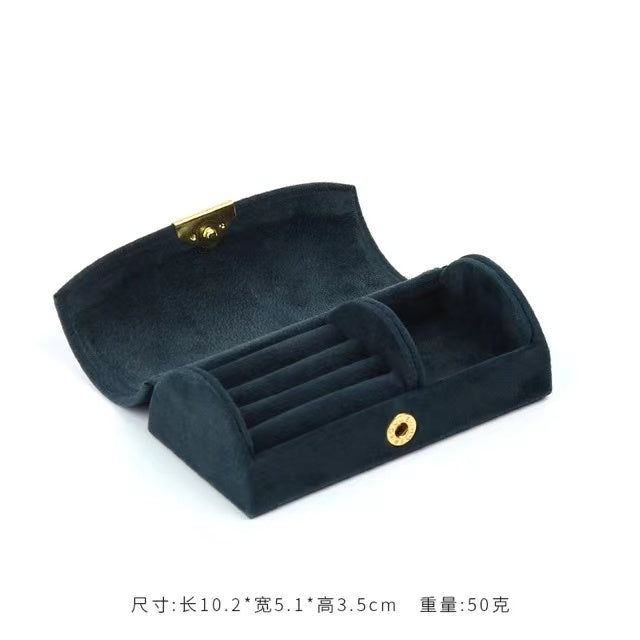 Velvet Travel Portable Jewelry Box Jewelry Storage Box