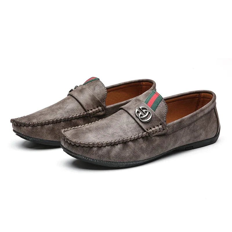 High Quality Breathable Slip on Men Driving Shoe Leather Men Casual Shoes Comfortable Light Men Loafers Formal Men Dress Shoes