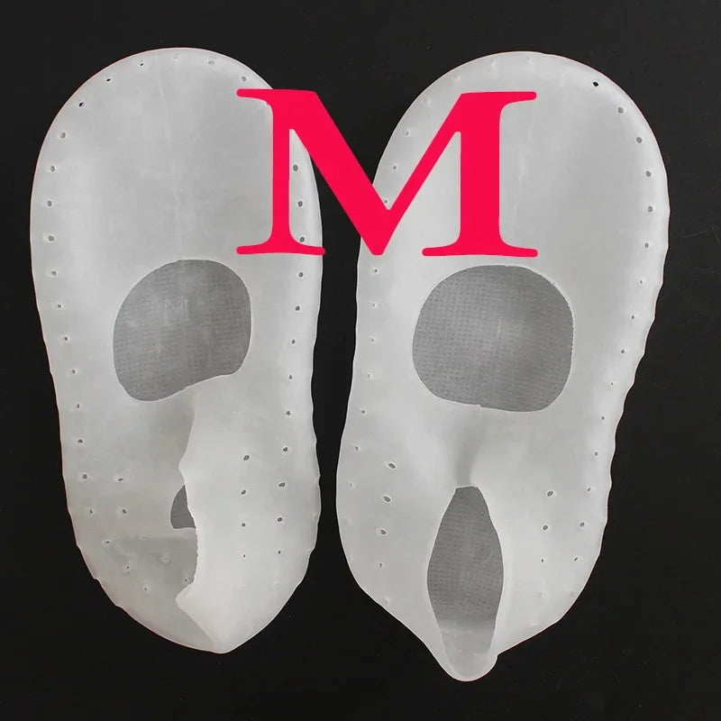1 Pair Gel Sock Silicone Foot Care Tool Feet Protector Pain Relief Crack Prevention Moisturize Dead Skin Removal Sock With Hole