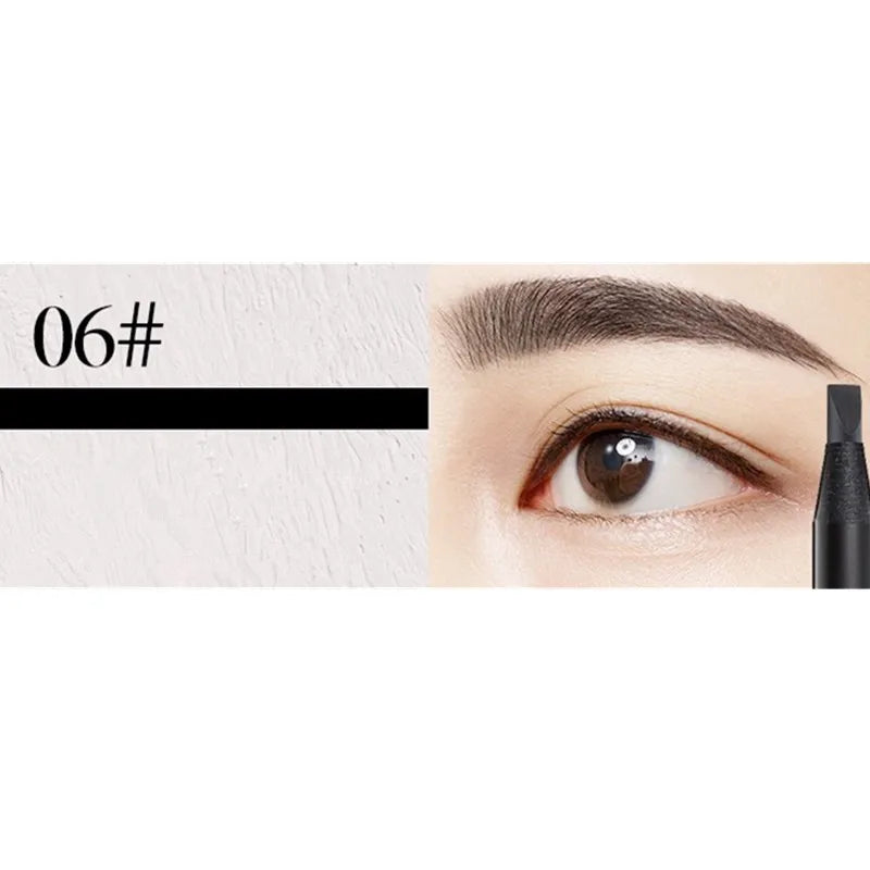Hard Core Pull Line Fog Eyebrow Pencil Permanent Makeup White Eyeliner Waterproof Natural Long-Lasting for Makeup Artists - My Store