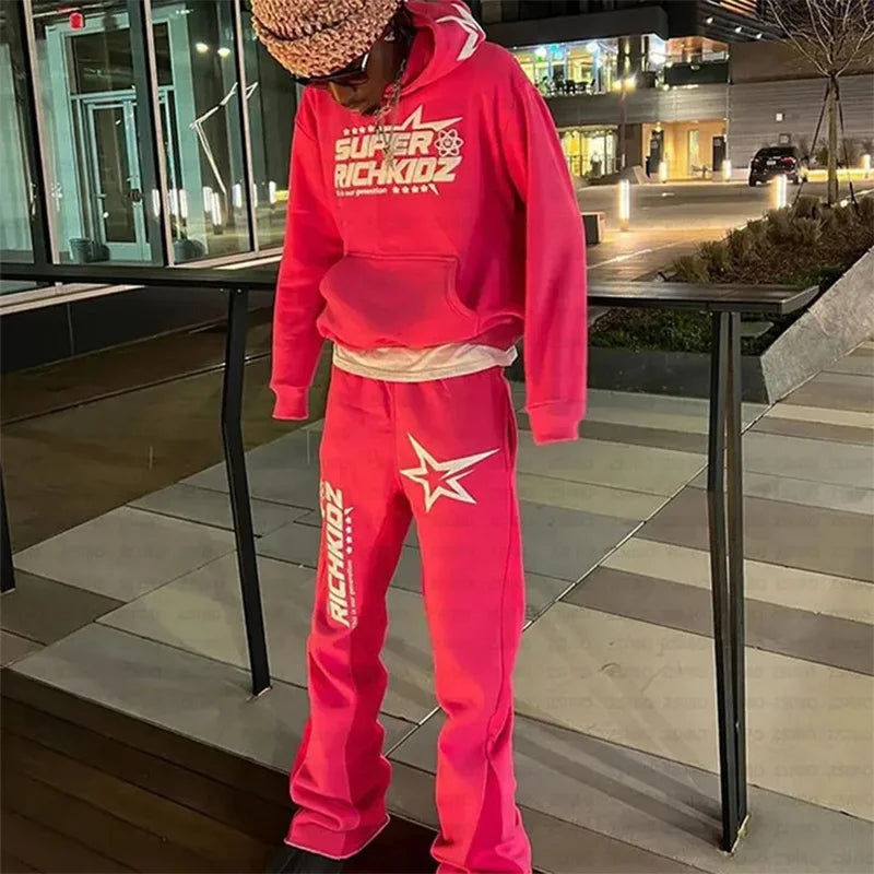 2025 Autumn/Winter New Y2K Clothes Men's Clothing and Women's Pants Fitness Pants Fashion Trend High Street Pants Casual Pants