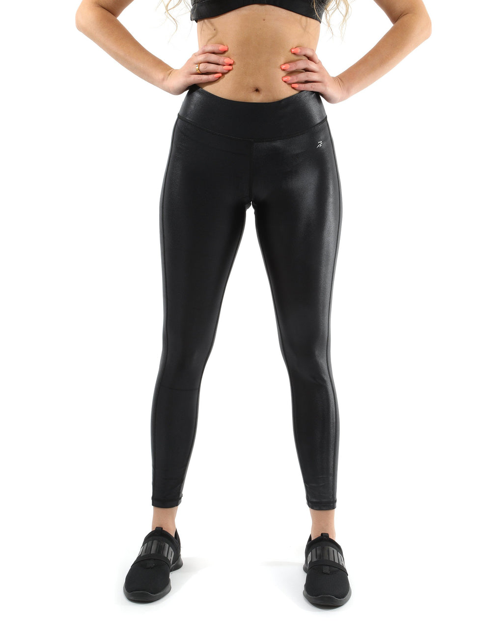 Cortina Activewear Set - Leggings & Sports Bra - Black [MADE IN ITALY]