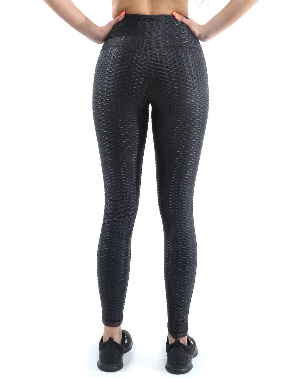 Genova Activewear Set - Leggings & Sports Bra - Black [MADE IN ITALY]