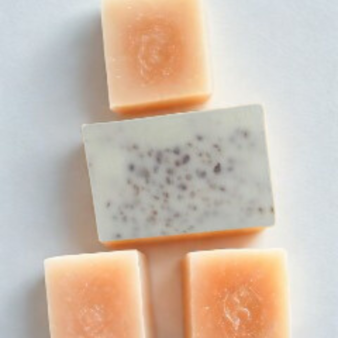 Coconut Glow + Himalayan Salt Scrub Handmade Soap Bar 🌿✨ - My Store