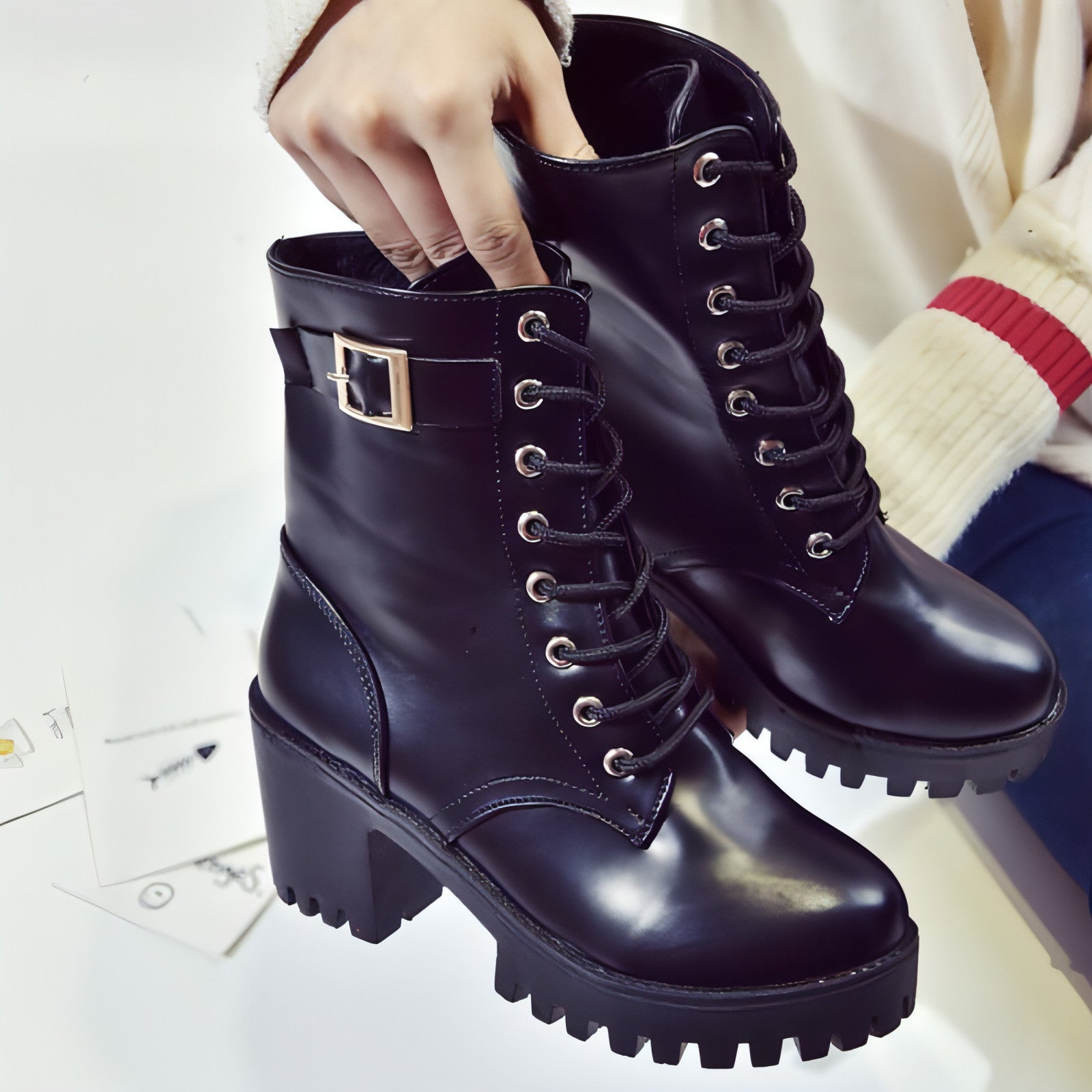 trendy women 's boots 4 - My Store