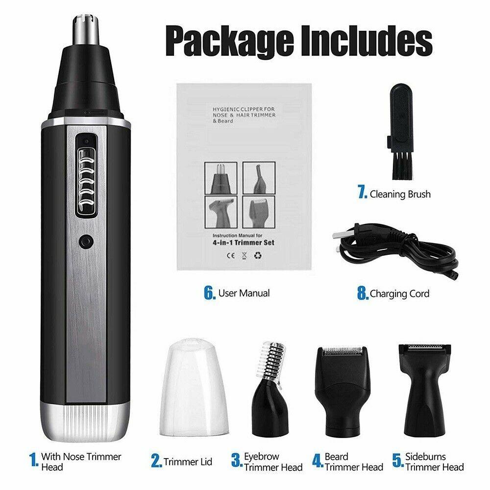 4 In 1 Electric Shaving Nose Ear Trimmer Safety Face Beard Care - My Store