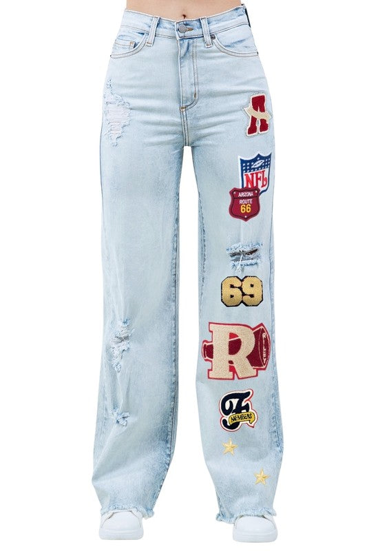 Charlotte Varsity Jean - My Store
