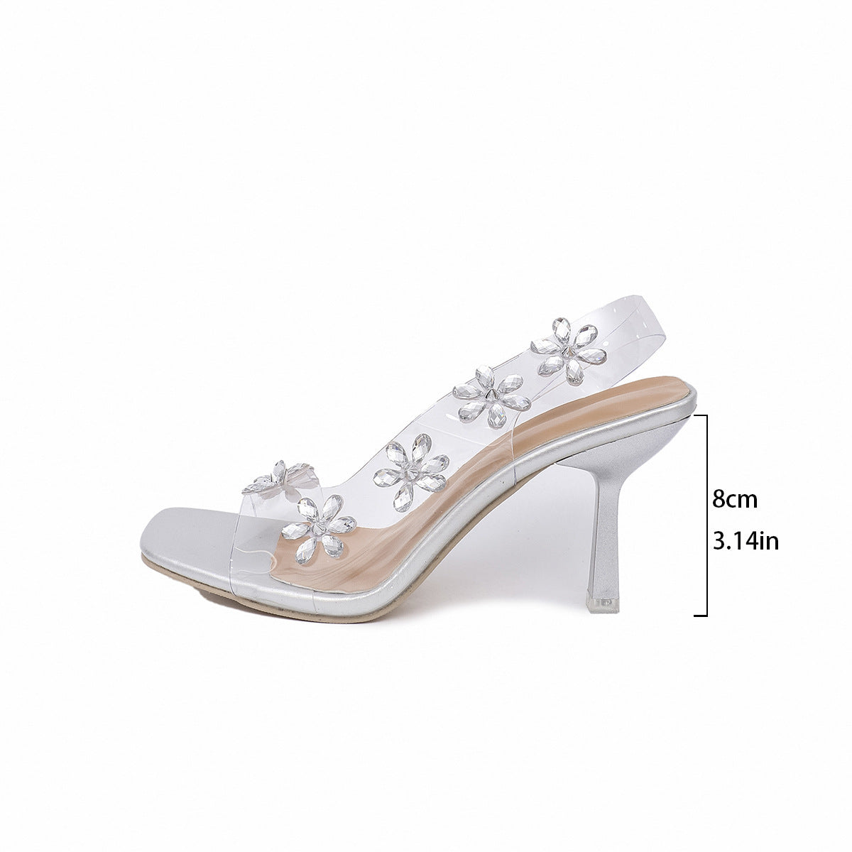 25 Edition – Summer Sparkle PVC Heels - My Store