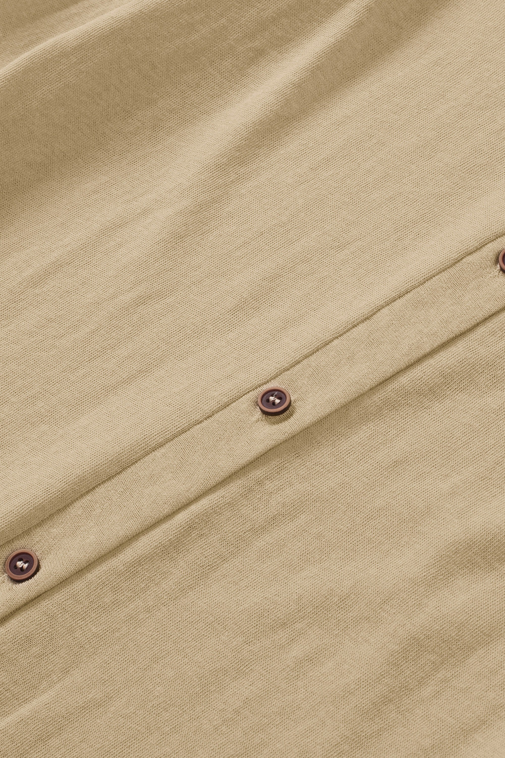 Solid Color Open-Front Buttons Cardigan - My Store