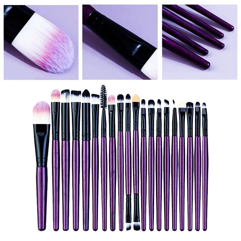 20Pcs Makeup Brush Set Eyeliner - My Store