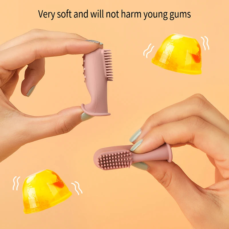 3pcs Baby Finger Toothbrush Soft Cleaning Toothbrush for Kids  BPA Free Oral Health Care for Infant Gentle Protect Babie