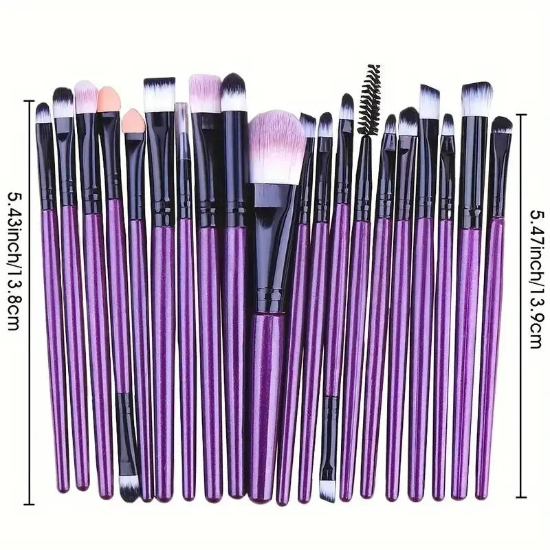 20Pcs Makeup Brush Set Eyeliner - My Store