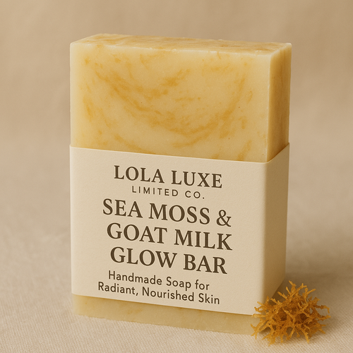 Sea Moss & Goat Milk Glow Bar – Handmade Soap for Radiant, Nourished - My Store