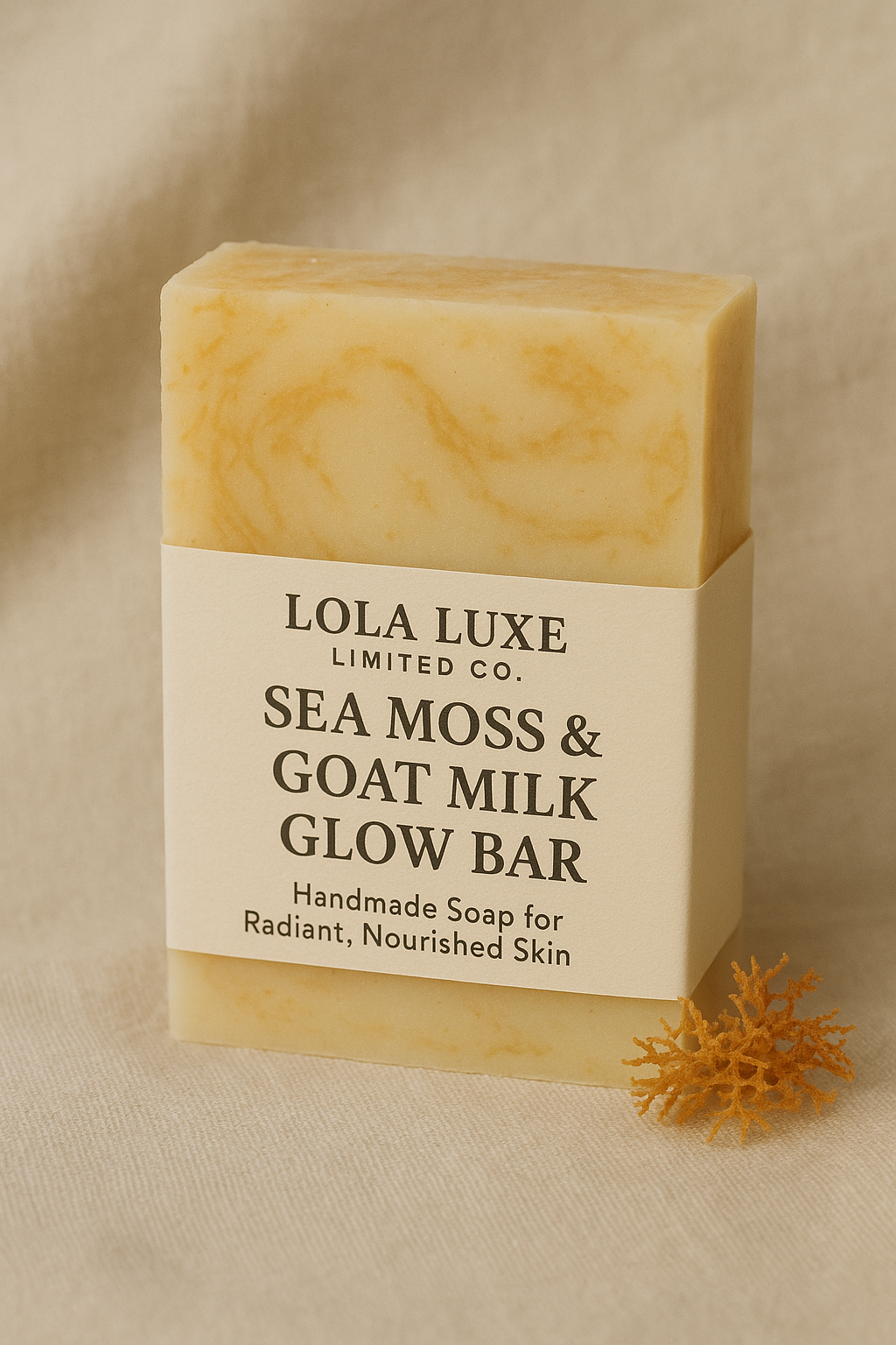 Sea Moss & Goat Milk Glow Bar – Handmade Soap for Radiant, Nourished - My Store