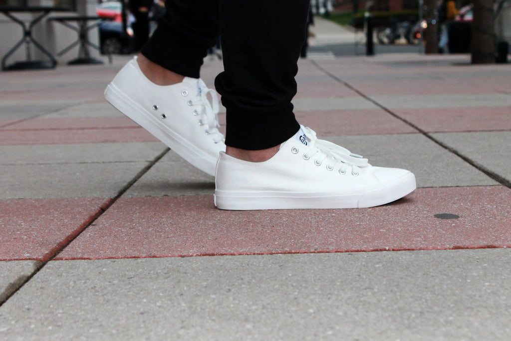 Retro Low Top All White Casual Summer Sneaker SB Canvas Shoes Unisex Size - My Store