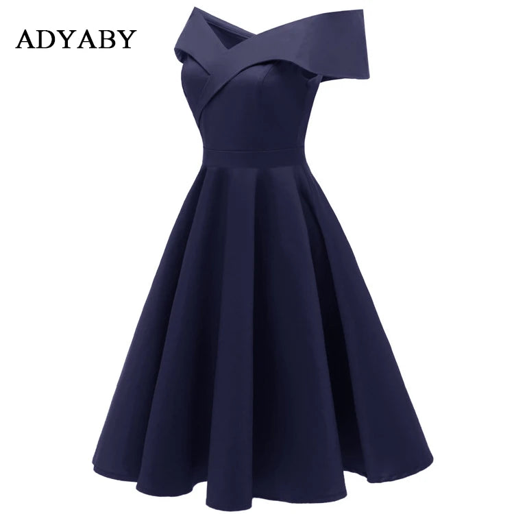 Women Fashion Birthday Wedding Dress Elegant Formal Banquet Ball Off Shoulder Evening Dresses High Low Red Party Dresses Vintage - My Store