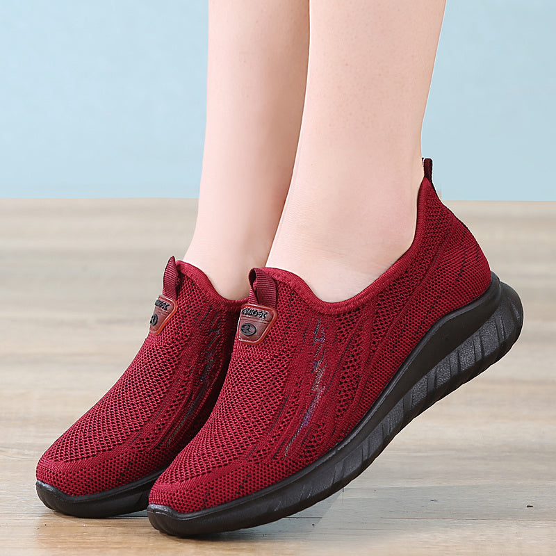 Stock Women's Womans Flat Sneaker Shoe Woman Sports Wholesale Prices  for  Sneakers Ladies Casual Custom  Shoes