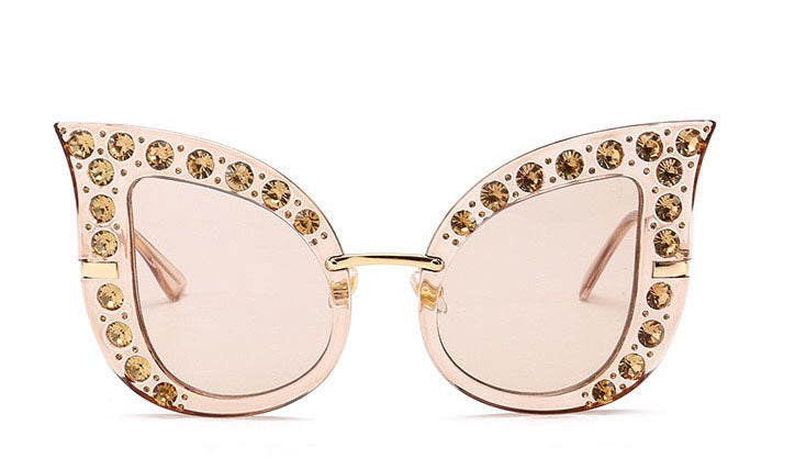 Designer Cat Eye Full Diamond Sunglasses Ladies Sunglasses