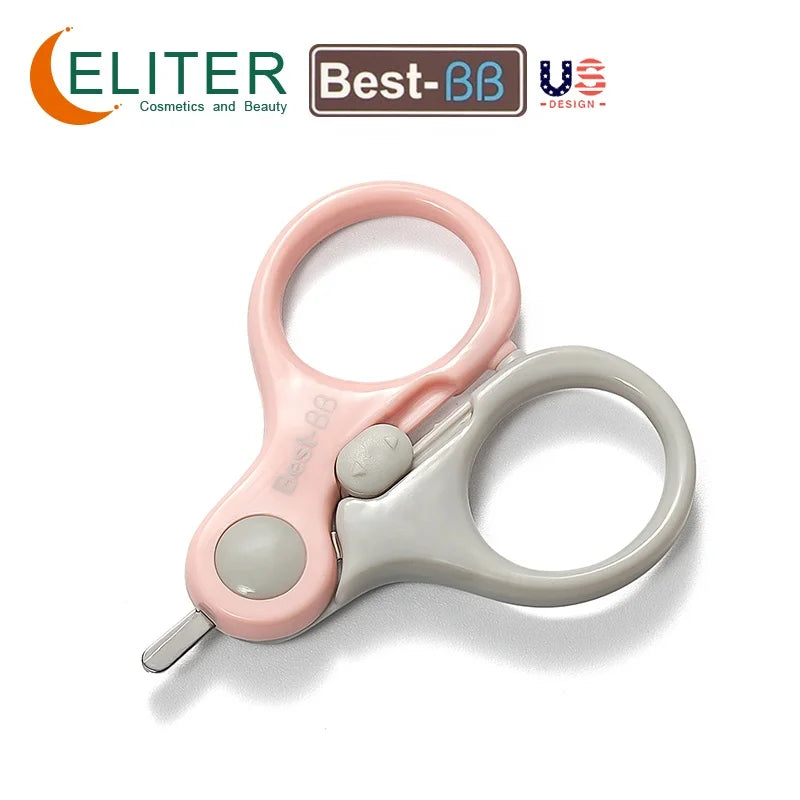 Eliter Hot Sell in Stock Eco-Friendly Babi Safety Scissor Babi Scissor Set Baby Nail Scissors Children Manicure