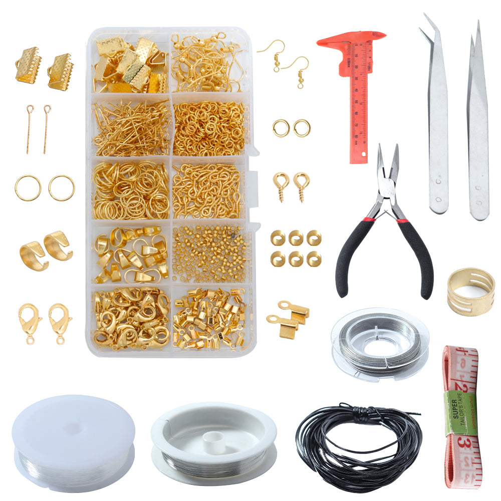 3 Layer 1186PCS Jewelry Making Supplies Jewelry Accessories Bead Wire Tools of Jewelry Finding