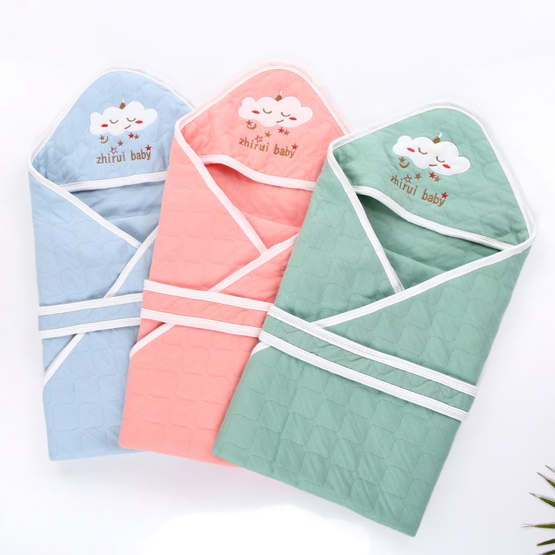 Factory Customized Organic Cotton Baby Blanket Comfortable Baby Sleeping Blanket Cartoon Baby Blankets Soft and Portable