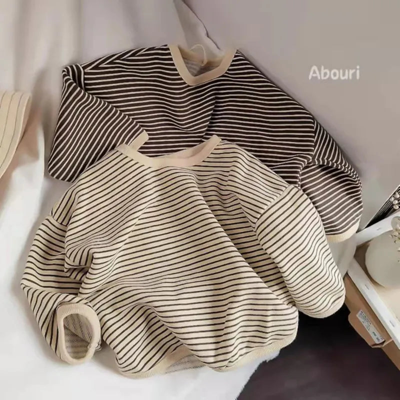 Kids Boy Sweatshirt for Toddler Girls Top Clothes Spring Cotton Long Sleeve T-Shirt Children Clothes Autumn 1-6y Boys Clothes