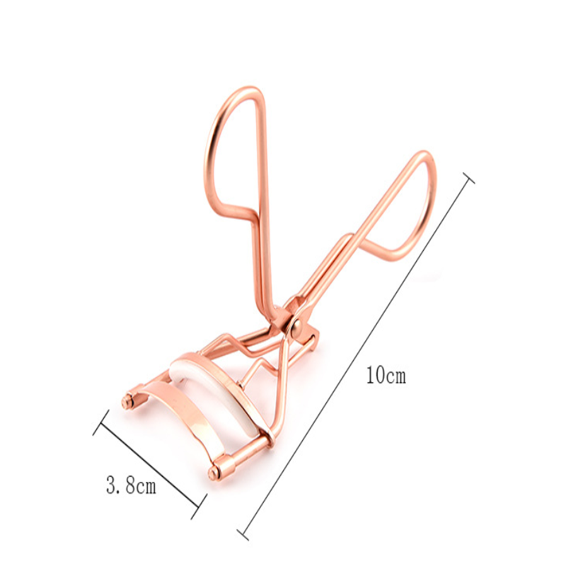 Beauty Wide Angle Rose Gold Eyelash Curler Mini Makeup Eyelash Curler Beauty High Quality Professional Makeup Tools - My Store
