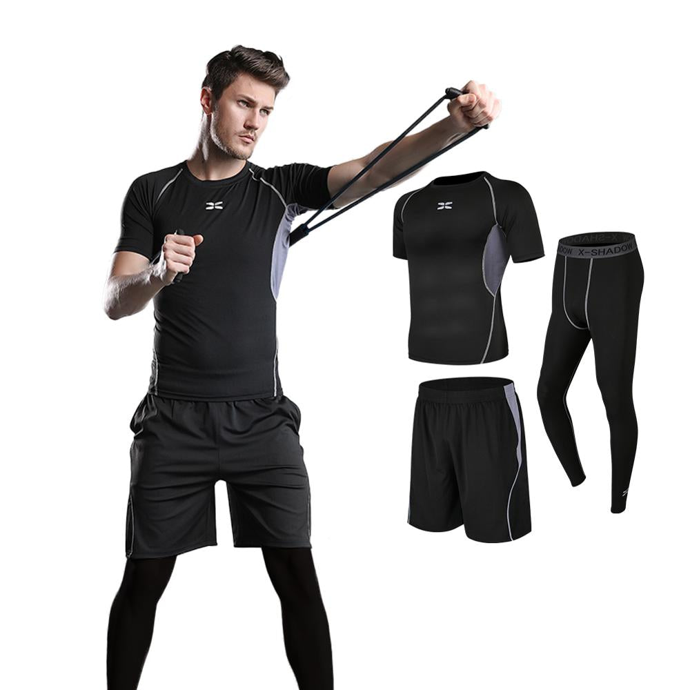 Men's Lightweight Training Fitness Sports Suit Customizable Summer Sweater Trousers Two-Piece Set Wholesale Track Suits for Mens - My Store