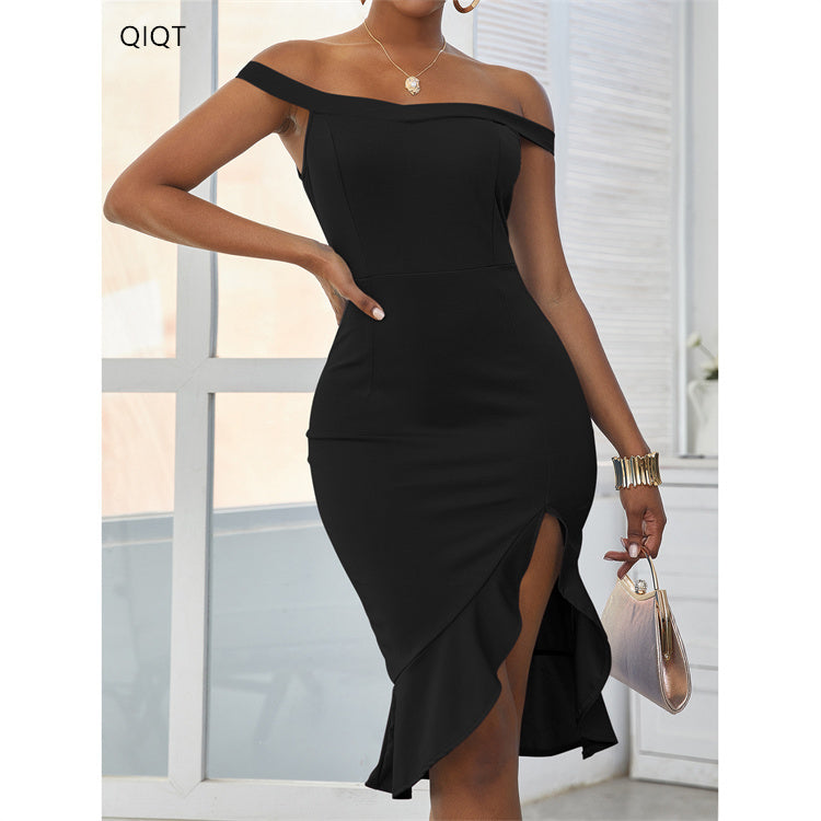 Amazon Bodycon Dress Formal Dresses Women Office Party Dinner Dresses for Ladies Long