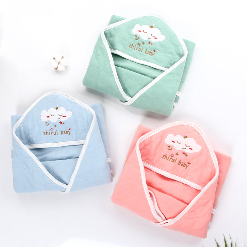 Factory Customized Organic Cotton Baby Blanket Comfortable Baby Sleeping Blanket Cartoon Baby Blankets Soft and Portable