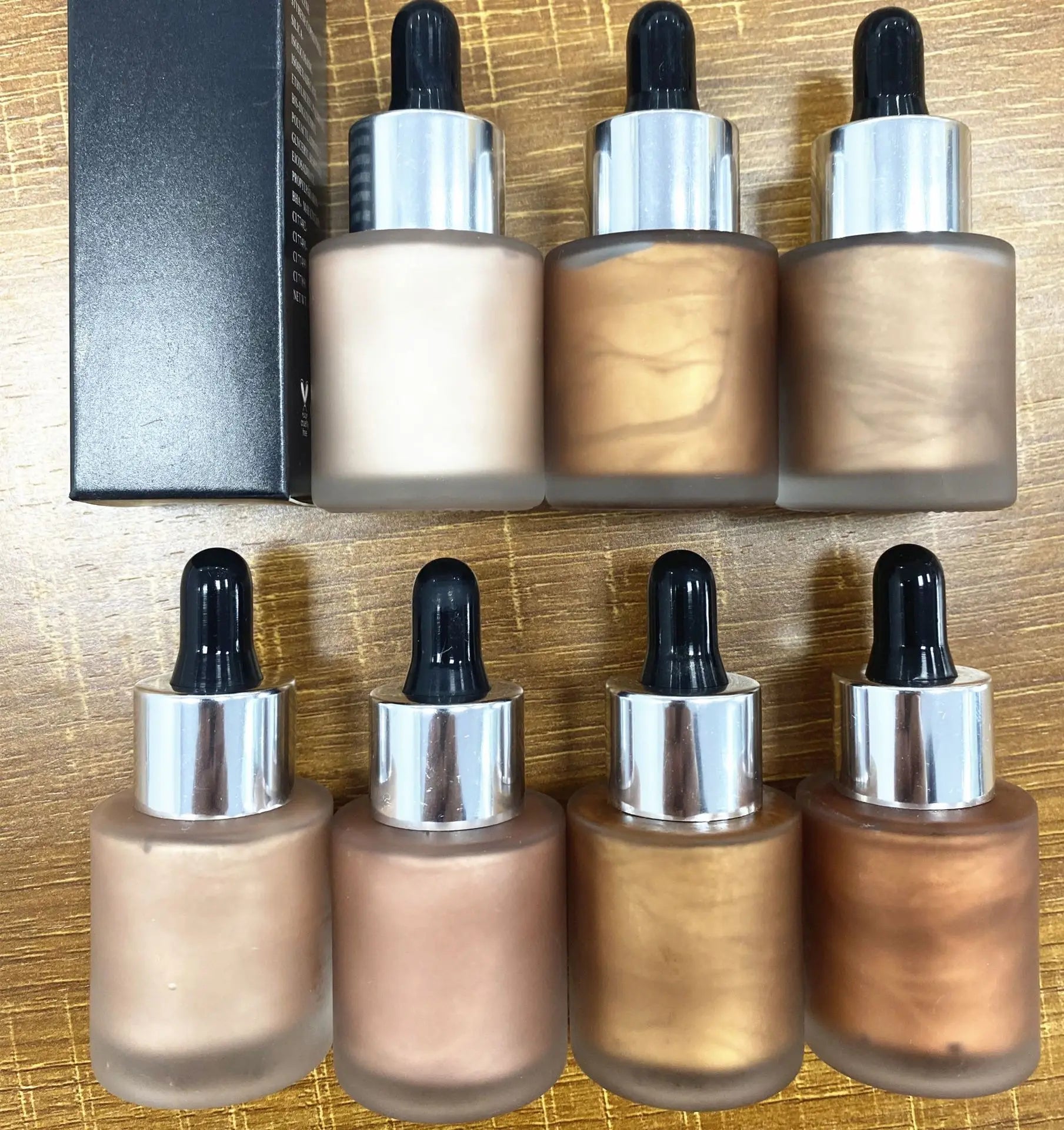 Face Makeup Cosmetic 7 Colors Shimmering Liquid Highlighter Makeup - My Store