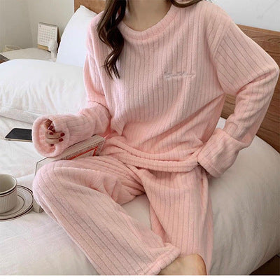 New Design Homefit Textile Wholesale Pajama Flannel for Women Girls Pajamas