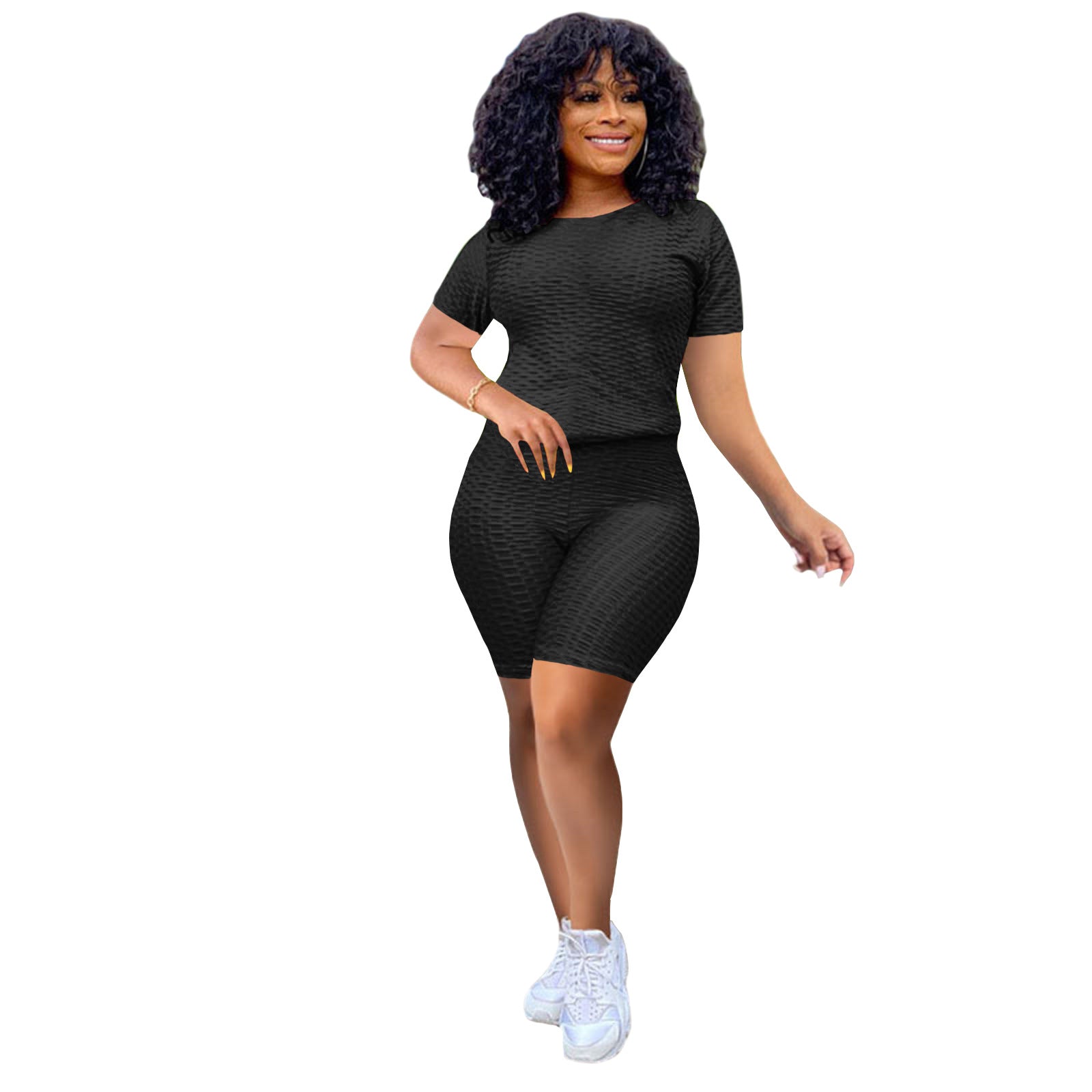 LW -  4204  New Arrival Summer Activewear Set  Butt Lift Purple Yoga Set Fitness Women Activewear