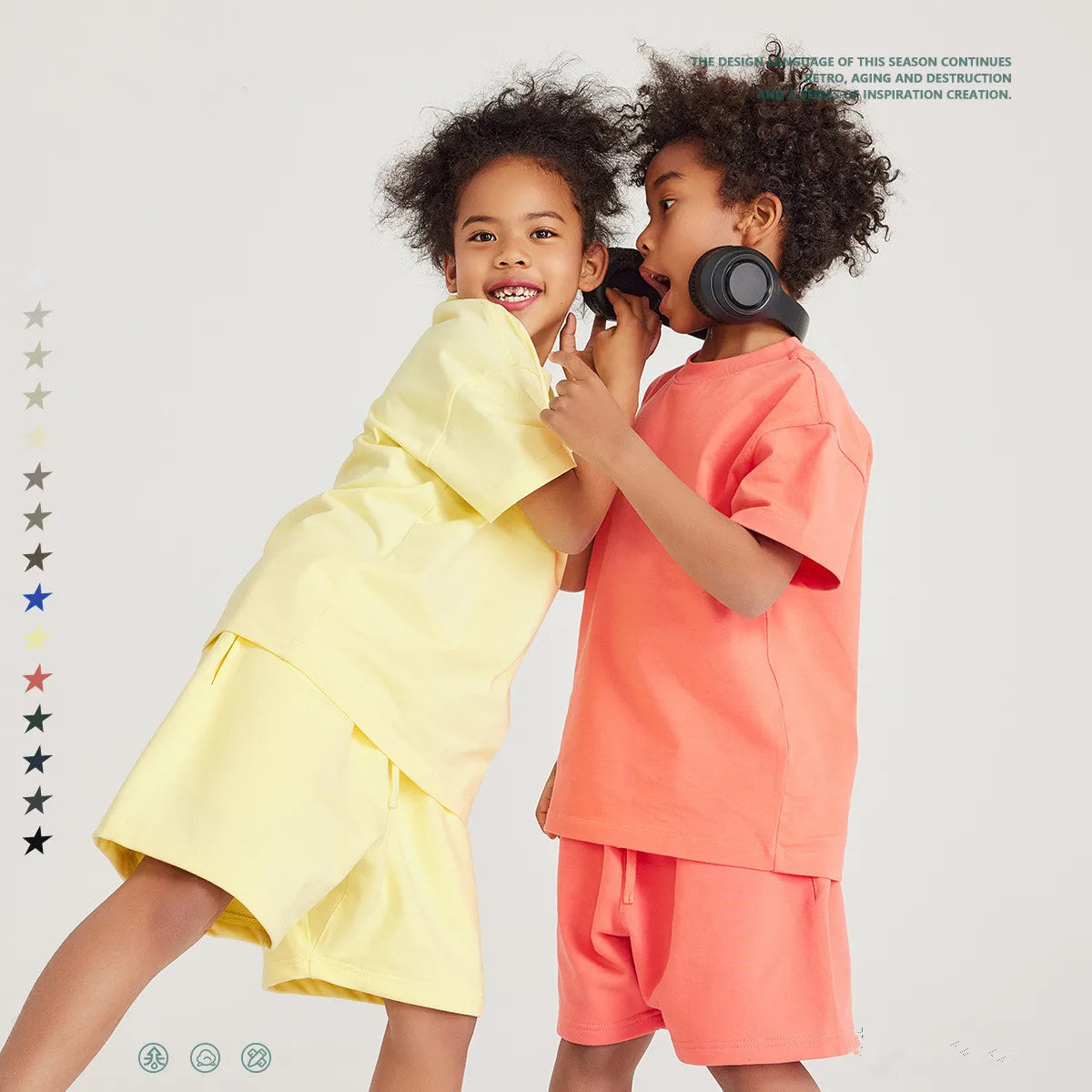 Summer Custom Kids Dropped Shoulders Sleeve T-Shirt Print Cotton Boys T-Shirts Shirts Oversize T Shirt