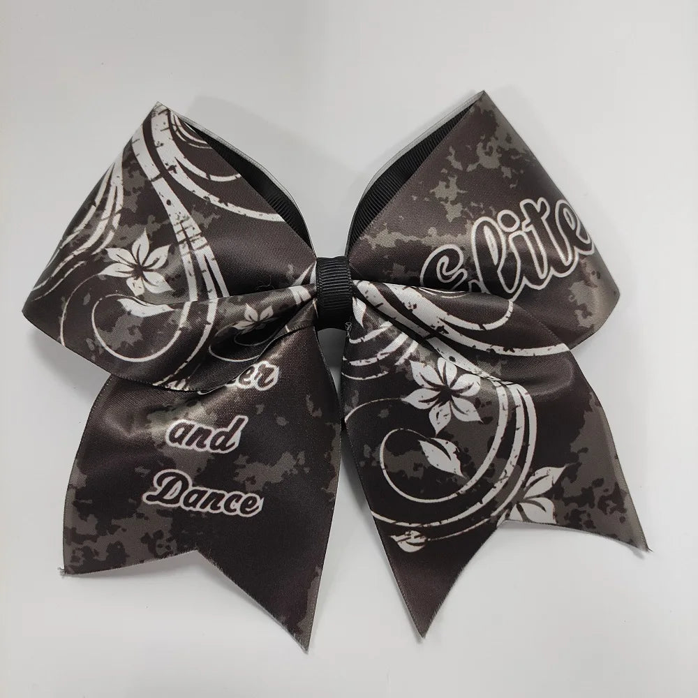 Normzl Print Micro Girl Child  Shiny Cheer Hair Bow Hair Accessories Baby Headband