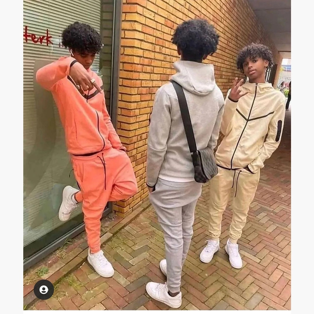Men's Tracksuits Custom Logo Jogging Set - My Store