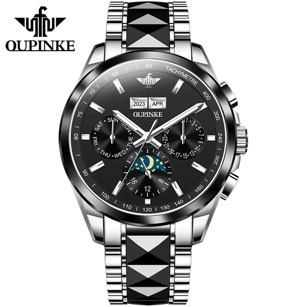 OUPINKE  3238   Oem Wrist  Custom Watches Mechanical Watches Waterproof Tungsten Steel Classic  Luxury Automatic Men's Watch