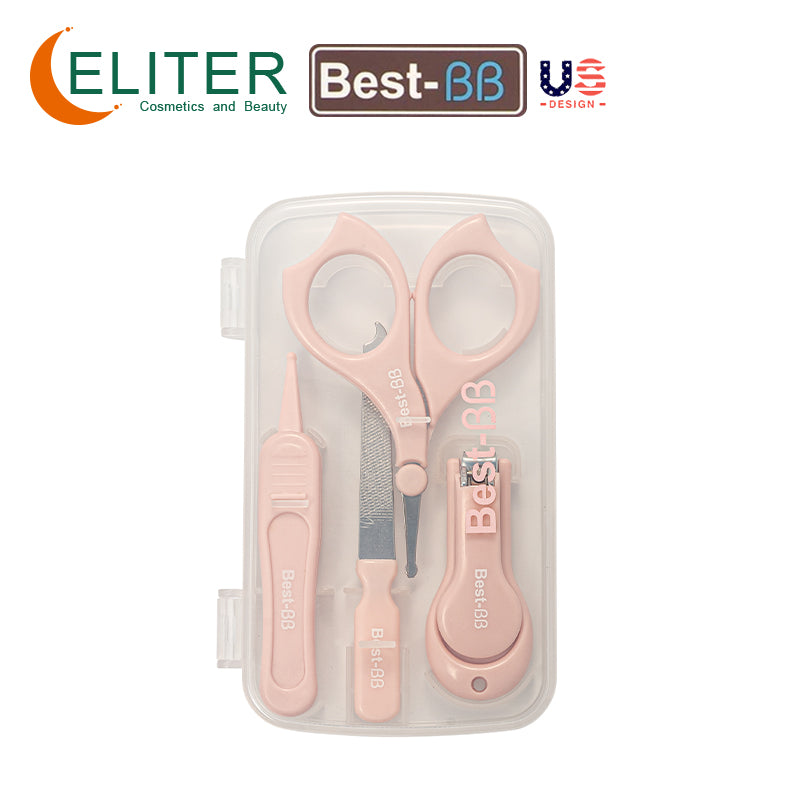 Eliter Hot Sell in Stock Safe Grooming Kit for Baby Babi Manicure Kit Set for Baby Care New Born Grooming Kit