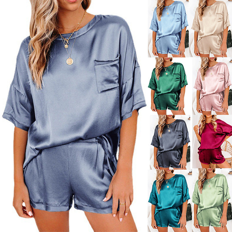 Fashion Robe Onesie Sillk Pyjamas Women Satin Sleepwear Pajama Sets Sleepwear Women Silk Pajamas