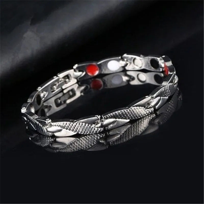 Fashion Jewelry Twisted Therapy Bracelet Health Care Thin Bracelet Weight Loss Jewelry Magnetic Women's Bracelet