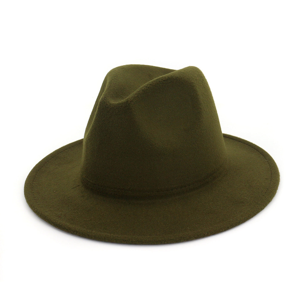 High Quality Children Jazz Fedora Hat Solid Fedora Hats for Kids