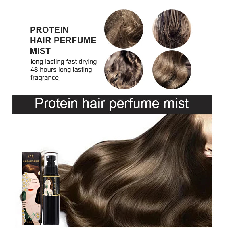 Private Label Hair Care Serum Spray Hair Lasting Fragrance Perfume Hair Mist for Women