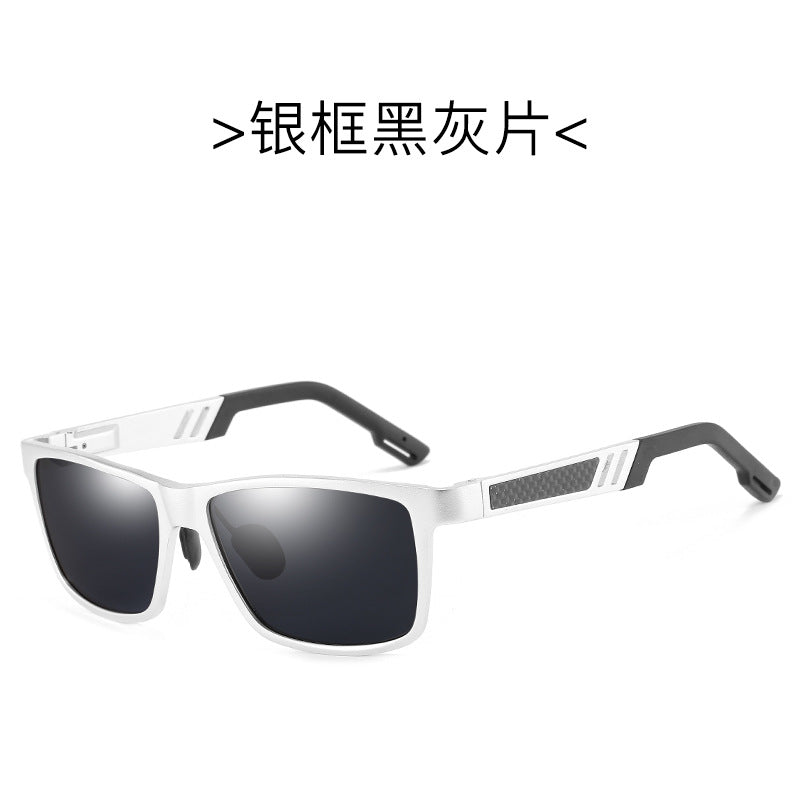 Men Aluminum Magnesium Top Quality Sunglasses Carbon Fiber Sun Glasses Luxury Polarized Sunglass, Sunglasses Sunray/
