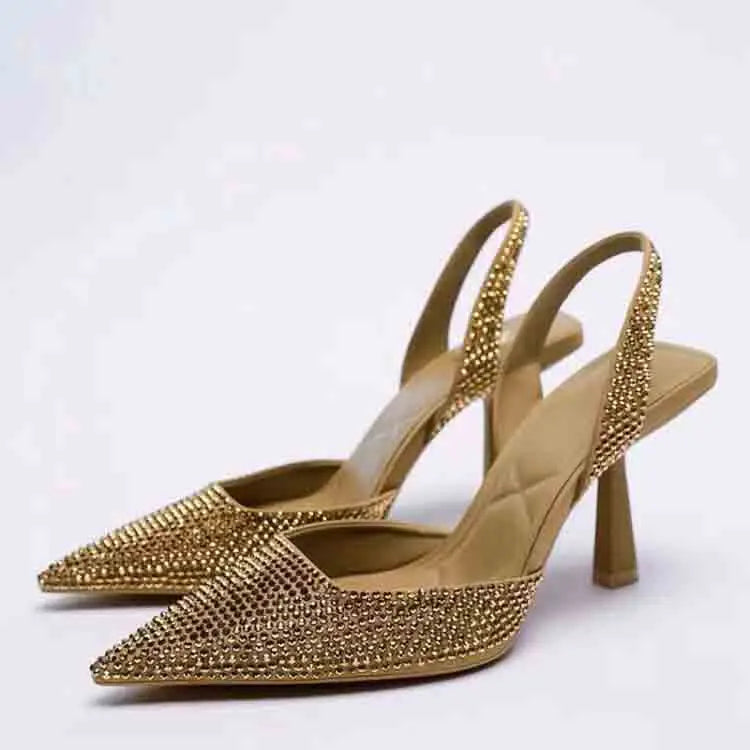 Summer Sexy Diamond Women's High Heels Night Club High Heel Women's Shoes Fashion Heels