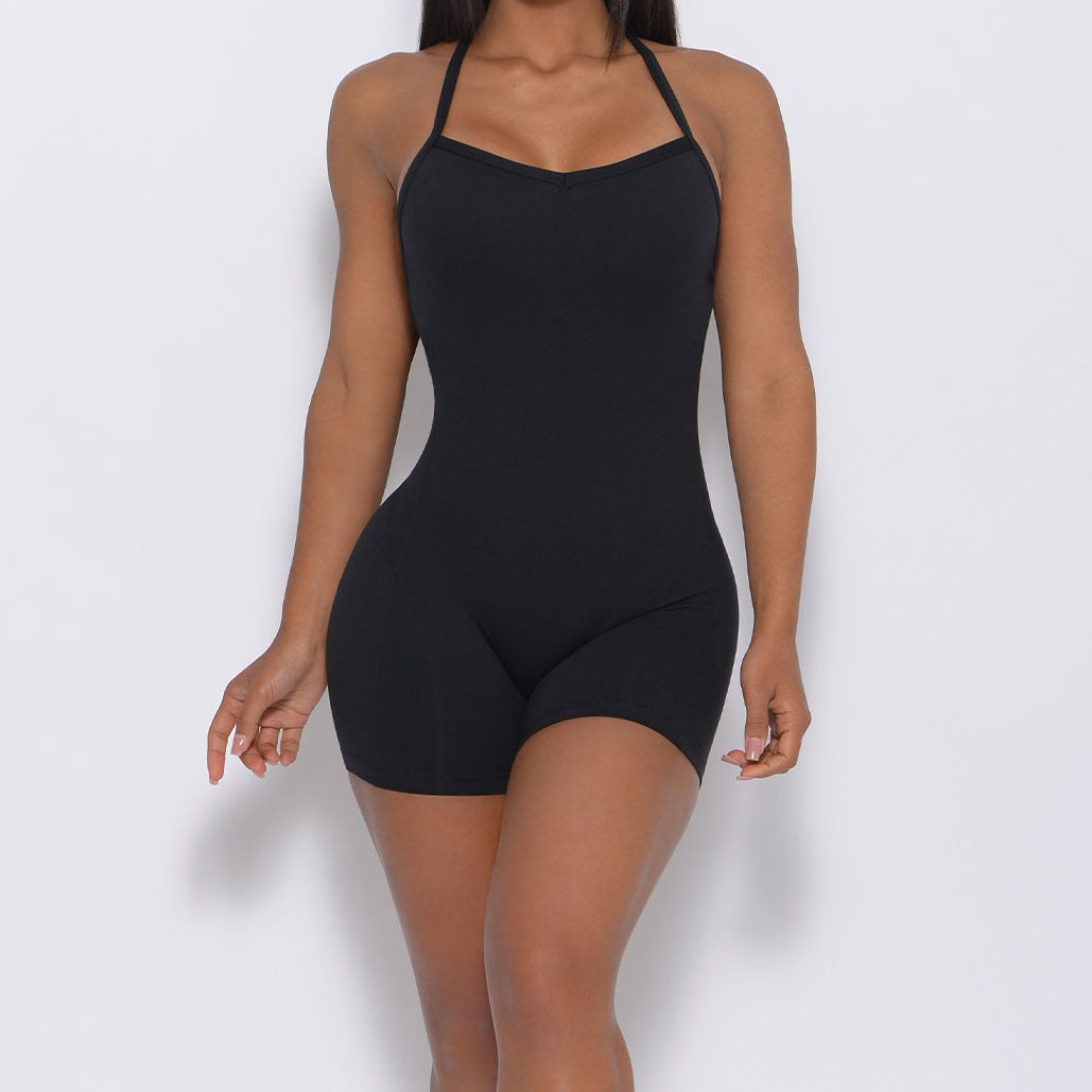 PASUXI Newest Yoga Bodycon One Piece Yoga Pants Women Sexy Waist Fitness Jumpsuit Activewear Set