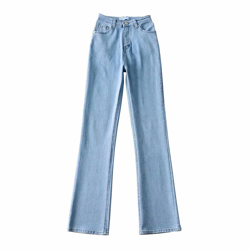 Women Straight Baggy Mom Jeans  Oversize Aesthetic Flooding Jean Denim Pants Woman Stacked Stretch Trending Boyfriend Jeans