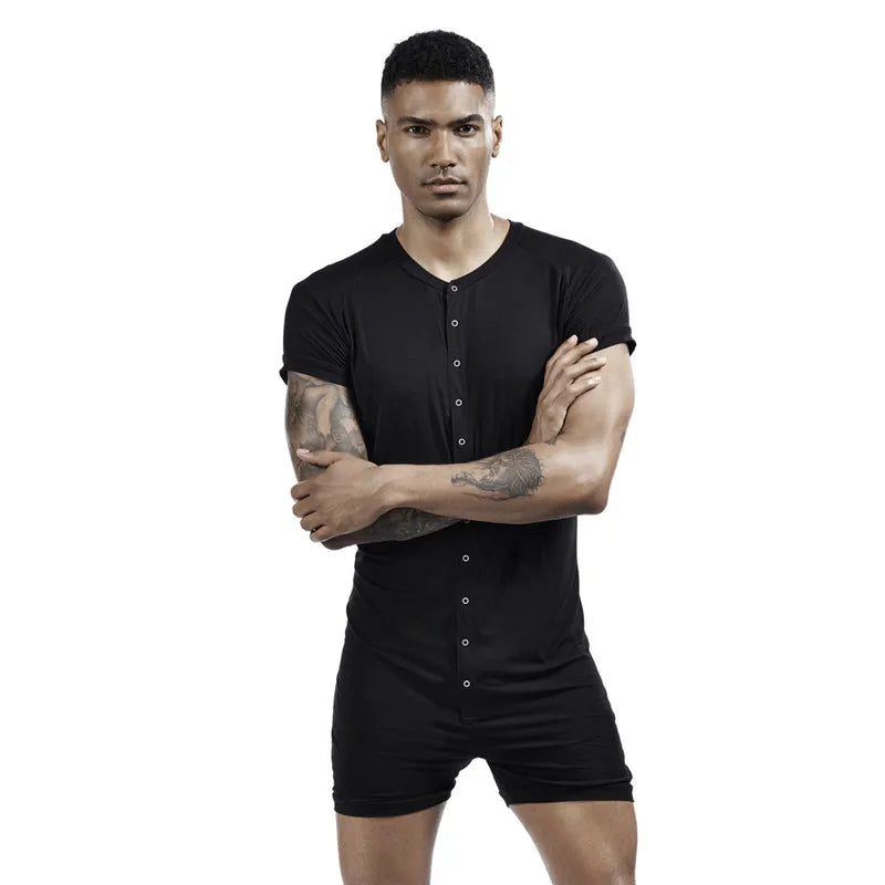 TAUWELL Men's Pajamas Onesies Sleepwear High Quality Super-Elastic Male Nightwear Leisure Home Sexy Men Pajama Sets